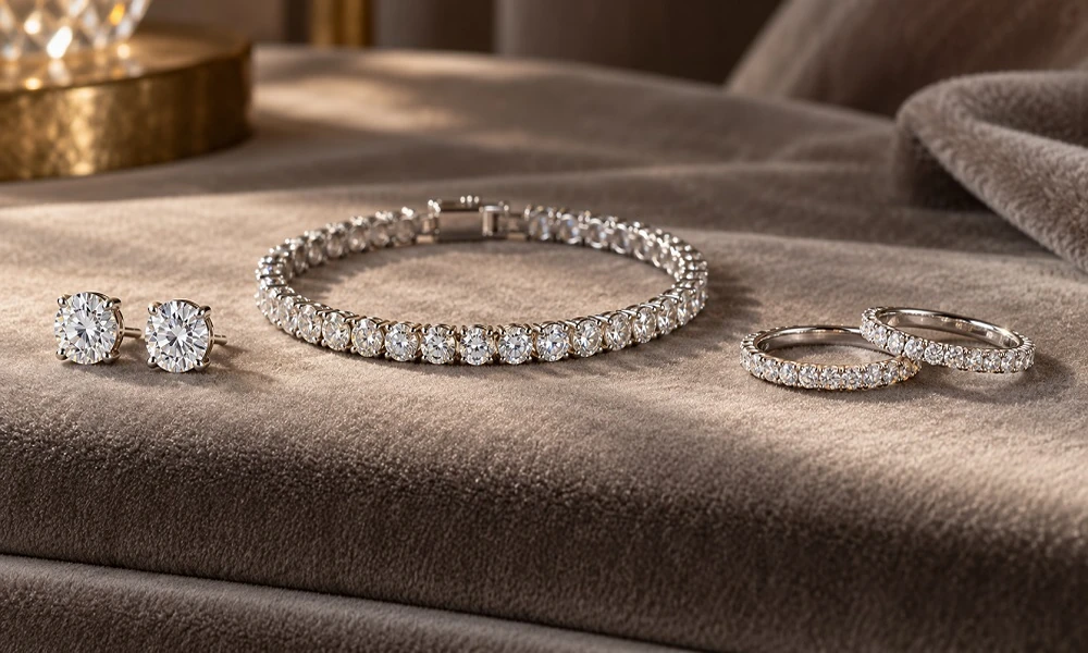 Diamond Jewelry for Everyday Wear: Studs, Tennis Pieces, and Ring Stacks