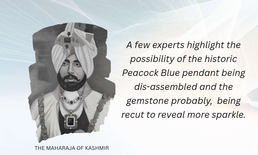 The Peacock Blue Pendant, And A Legendary Kashmir Blue Sapphire Awaits Rediscovery